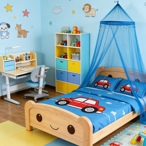 Mosquitero Cónico de Lujo <span class=keywords><strong>para</strong></span> <span class=keywords><strong>Cama</strong></span> de Princesa con Borlas Decorativas <span class=keywords><strong>para</strong></span> una Decoración Romántica del Dormitorio - Product Image 5