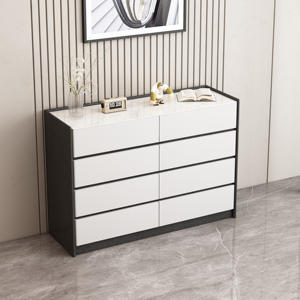 <span class=keywords><strong>Commode</strong></span> de rangement en bois moderne <span class=keywords><strong>blanche</strong></span> à <span class=keywords><strong>5</strong></span> <span class=keywords><strong>tiroirs</strong></span> pour chambre à coucher, prix direct usine - Product Image 2