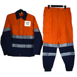 OEM xây dựng khai thác mỏ công nghiệp công nhân đồng phục bảo hộ lao động biểu tượng tùy chỉnh phản quang quần áo an toàn Hi VIS công nhân làm việc đồng phục - Product Image 1