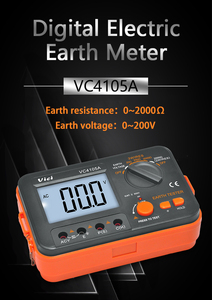 Testeur numérique de résistance à la terre 3 fils idéal pour une mesure précise de la résistance du sol VC4105A - Product Image 2