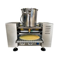 Machine à Crêpe Fine Mexicaine Industrielle Automatique Machine à Rôtir la Peau de Gâteau Mille Crêpe