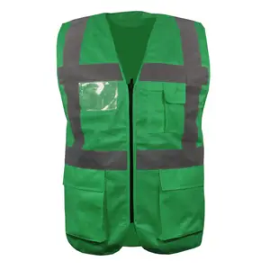 2022 OEM high quality custom knit vest safety industrial mens knit vest mens hivi vest