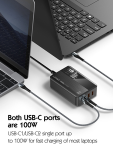 <span class=keywords><strong>Chargeur</strong></span> de bureau LDNIO A4809C GaN 100W PD Super Charge rapide - Product Image 6