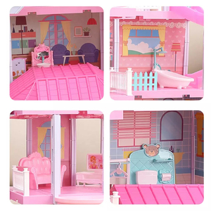 Casa de Muñecas de Diseño de Moda KSF, Casa de Juego de Imitación de Princesa para Armar con Muebles, Accesorios y Muñecas para Juguetes de Shantou - Product Image 3