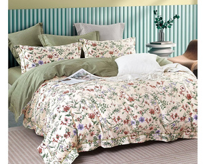 Juego de edredón de algodón estampado 13372 de calidad de lujo, nueva ropa de cama personalizada con funda nórdica, Sábana, fundas de almohada - Product Image 5