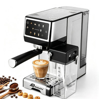 Máquina de Café Espresso Anbo 2026, Fabricación OEM/ODM, Bomba de Alta Presión de 15 o 20 Bares, Panel Táctil IMD, Cafetera Expreso