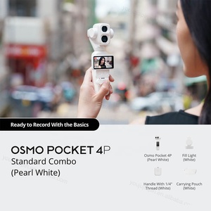 Venta al por mayor: <span class=keywords><strong>DJI</strong></span> Osmo Pocket 4P Vlog Combo original, cámara dual, rango dinámico de 17 paradas, CMOS de 1 pulgada, 4K 240fps, gimbal, ofertas a precios de mayoreo. - Product Image 2