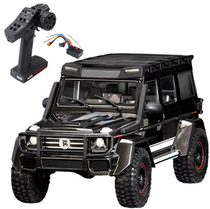 YiKong YK4106 PRO YK4106SE Coche Teledirigido <span class=keywords><strong>RC</strong></span> Crawler 4x4 a Escala 1/10, Simulación Brabu Big G Wagon con Giro de Tanque Avanzado, Luces LED y <span class=keywords><strong>Radio</strong></span> de 11 Canales - Product Image 1