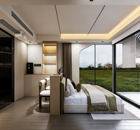 Maison capsule préfabriquée haut de gamme, 2 chambres, 2 étages, maison mobile miniature, maison de vacances hors réseau, vente en gros directe d'usine