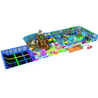 Centre de divertissement pour enfants moderne, multifonctionnel, conçu sur mesure, durable et adapté à l'usage commercial, équipement de terrain de jeu intérieur