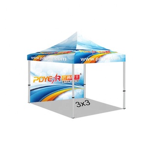 La publicité En <span class=keywords><strong>Aluminium</strong></span> Pliant Imprimé Pop Up tente de salon commercial - Product Image 4