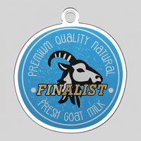 Trophée Rond Personnalisé en Acrylique Noble, Médaille de Finaliste Imprimée en Couleur, pour Compétition, Souvenir, Cadeau, Vente en Gros