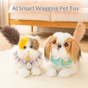 Giocattolo Interattivo AI con Coda Mobile, Gatto Xishi in Peluche, Compagno Elettronico Emozionale per l'Intimità - Product Image 1