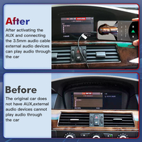 Activateur AUX pour autoradio STWEI pour BMW Série 5 E60 E61 E63 E64 CCC 2006 - 2010 Voiture d'origine sans AUX