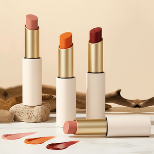 Lipstik Vegan Krim Berubah Warna dengan Tabir Surya, Formula Kaya Pelembap, Bersertifikat MSDS untuk Bibir Bercahaya - Product Image 1