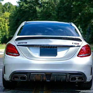 Alerón trasero de fibra de carbono para maletero de Benz Clase C W205 2014-2022, alerón tipo pico de pato para maletero trasero, accesorios para coche. - Product Image 5