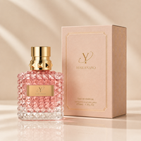 Flacon de parfum en verre de luxe 50 ml 100 ml, flacon de parfum vide avec logo personnalisé, boîte cadeau, emballage en gros