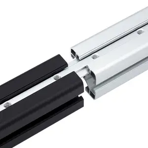 Hoek Binnenhoek Beugel 180 Graden Lineaire Bar Connectoren Met Hardware Voor T Slot Aluminium Accessoires Sleuf Bar