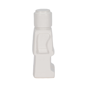 Statuetta Personaggio Block Man, Scultura Moderna in Gres per Arredamento Casa, Bagno, Ufficio, Soggiorno, Esposizione su Scaffale - Product Image 3