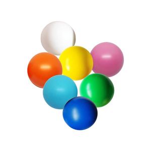 Balle anti-stress ronde personnalisée en mousse PU pour adultes, jouet promotionnel pour entreprises - Product Image 1