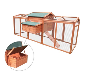 Arrière-cour grandes Cages pour animaux en plein air Pollaio Coop étanche maison de volaille Cage à poulet en bois - Product Image 1