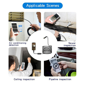 Endoscopio con Cámara CMOS 3 en 1 de 5MP, 11.2mm, 4 LED, Cable Flexible de 1m/2m/5m, Enfoque Automático y Almacenamiento en la Nube para Uso Móvil - Product Image 3