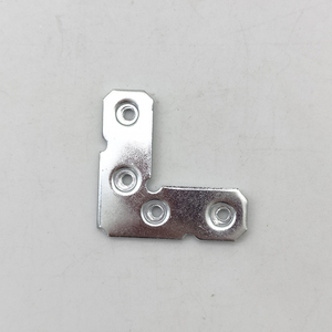 Connecteur d'angle droit à 90 degrés en alliage d'aluminium pour cadre en verre, quincaillerie de porte d'armoire - Product Image 2