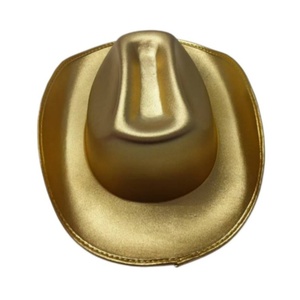 หมวกคาวบอยสีเมทัลลิกเงางาม สีเงิน สีทอง สีม่วงแดง สไตล์ภาพลักษณ์ทันสมัย พร้อมสำหรับการเดินทาง เหมาะสำหรับทั้งชายและหญิง หมวกแฟนซีสำหรับงานปาร์ตี้สละโสด - Product Image 4