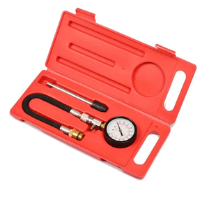 Kit de test de manomètre de cylindre automobile 0-300 Psi, kit de testeur de <span class=keywords><strong>compression</strong></span> <span class=keywords><strong>unique</strong></span> pour moteur à essence, kit d'outils d'entretien automobile - Product Image 3