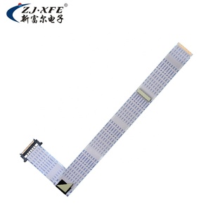 Cáp ffc 0.5mm Pitch 51 pin chiều dài tổng thể 30 ~ 2000mm linh hoạt cáp phẳng - Product Image 3