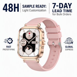 HK82 2026 Smartwatch da Donna con Schermo AMOLED HD a Colori da 1,75 Pollici per Chiamate, NFC, Monitoraggio del Sonno, Cinturino in Gomma, IP68 - Product Image 2