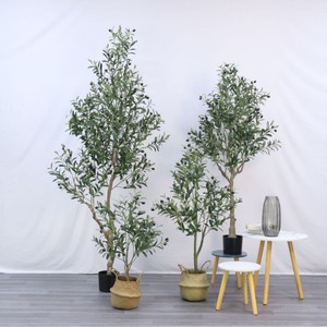 Arbre d'olivier artificiel Dream Castle, décoration intérieure, plante d'intérieur, style nordique, plante en pot, verdure pour la maison - Product Image 3