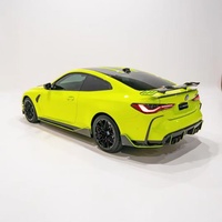 Kit de mise à niveau pour BMW M3 M4 G80 G82, style PK, fibre de carbone sèche, lèvre avant, jupe latérale, diffuseur arrière, aileron arrière, capot moteur