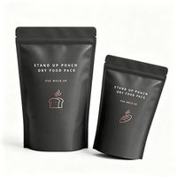 Sacs d'emballage pour épices imprimés sur mesure, sacs d'emballage pour poudre d'épices écologiques, sacs en plastique avec fermeture éclair, sachets d'emballage pour épices et aliments