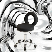 Tabouret de levage professionnel moderne en métal avec poulie pour salons de beauté,salons de coiffure, salons de coiffure,                  salons de beaut