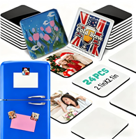 Aimant de réfrigérateur magnétique léger en acrylique, forme personnalisée, écologique, fixation puissante, pour insertion de photos, cadeau souvenir
