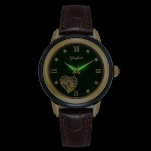 RTS Jade <b>Watch</b> Montre Luxury <b>Automatic</b> Mechanical <b>Watch</b> <b>Skeleton</b> Design Natural Jade Couple <b>Watch</b> - Product Image 5