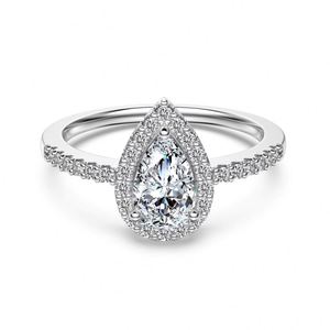 Dylam Exclusive Design Fashion Fine S925 <b>Silver</b> 1.25ct VVS1 D Color Moissanite Stones <b>Eternity</b> Band Bridal <b>Rings</b> <b>Ring</b> Jewelry - Product Image 1