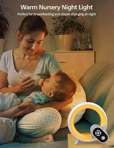 โคมไฟนอนหลับ Smart Baby White Noise พร้อมไฟ LED สร้างบรรยากาศสีสัน สำหรับห้องนอนเด็กและโต๊ะข้างเตียง - Product Image 5