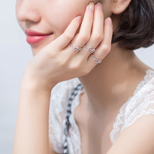Classique Mignon Conception 925 Sterling Argent Zodiaque Doigt Réglable Anneau 12 Horoscopes S925 Femmes - Product Image 4