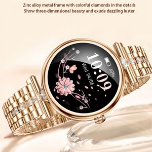 <span class=keywords><strong>Montre</strong></span> intelligente tout métal AK73 AMOLED Écran de 1.28 pouces de petite taille <span class=keywords><strong>Montre</strong></span> à bracelet intelligent avec contrôle par application pour femmes - Product Image 2