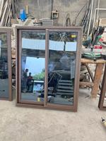 Kunden spezifische wasserdichte horizontale Schiebe gehärtetes Glas Küchen balkon Aluminium Schiebetür und Fenster