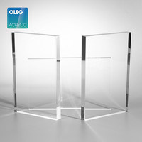 Feuilles de verre acrylique Plexi transparent givré OLEG 4x8 5mm 6mm 8mm découpées sur mesure