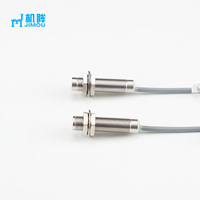 Sensor Proximitas Induktif Logam Penuh M12 Baja Tahan Karat Flush / Non-Flush PNP/NPN IP67