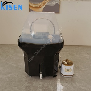 Kisen Nouveau Lavabo Portable pour Lavage de Cheveux Or et Blanc, Sans Plomberie, avec Réservoir d'Eau, pour Salon de Beauté - Product Image 5