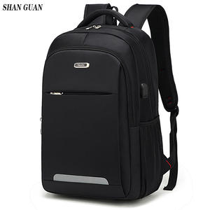 रेशी स्टाइलिश वाटरप्रूफ ऑक्साइड लैपटॉप बैकपैक डबल कंधे बड़ी क्षमता पॉलिएस्टर अस्तर-ट्रेंडी हाई स्कूल ट्रैवल बैग - Product Image 3