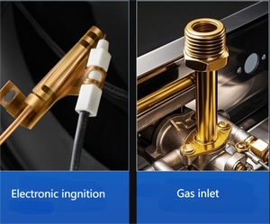 2026 nuevo diseño de alta presión comercial restaurante de acero inoxidable Lpg estufa de Gas estufa de un solo quemador Wok con estante - Product Image 5