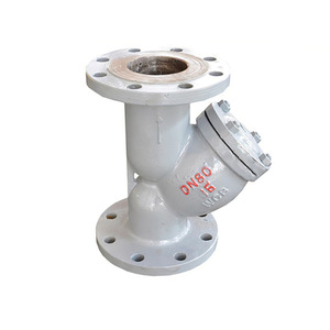 หน้าแปลนเหล็กหล่อแบบ Y สำหรับกรอง DN100 วัสดุ WCB ตัวแยกกากในท่อ ระบบกรองสุญญากาศ ระบบกรองอากาศ - Product Image 3