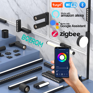 Đèn LED từ tính DALI 0-10v với ray trượt từ tính, điều chỉnh độ sáng CCT, hệ thống đèn ray từ tính thông minh Wifi Tuya Zigbee Blueth - Product Image 1
