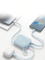 Nouvelle batterie externe compacte et portable de 10000 mAh et 20 000 mAh pour une charge rapide des téléphones portables et des casques.